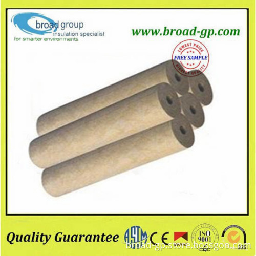 High density rock wool insulation for steam pipe